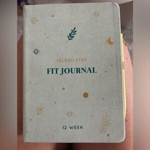FIT Journal with cute pen - 12 Week program- never used